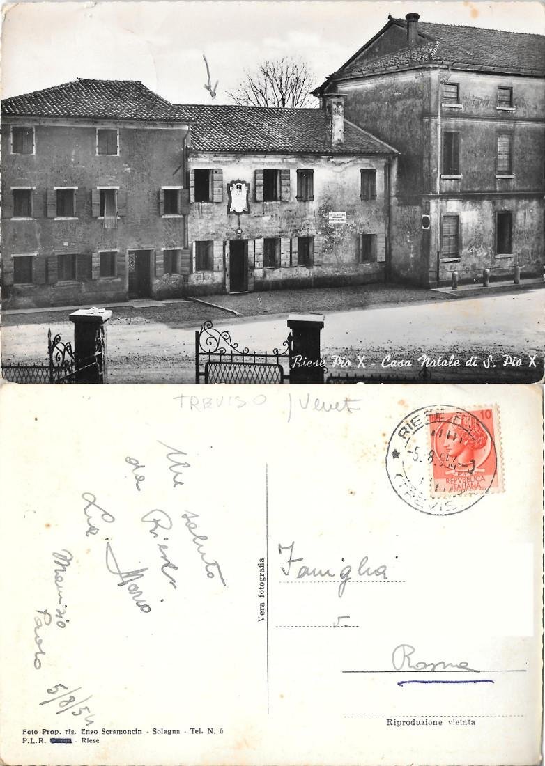Riese Pio X. Casa Natale di S. Pio X . …