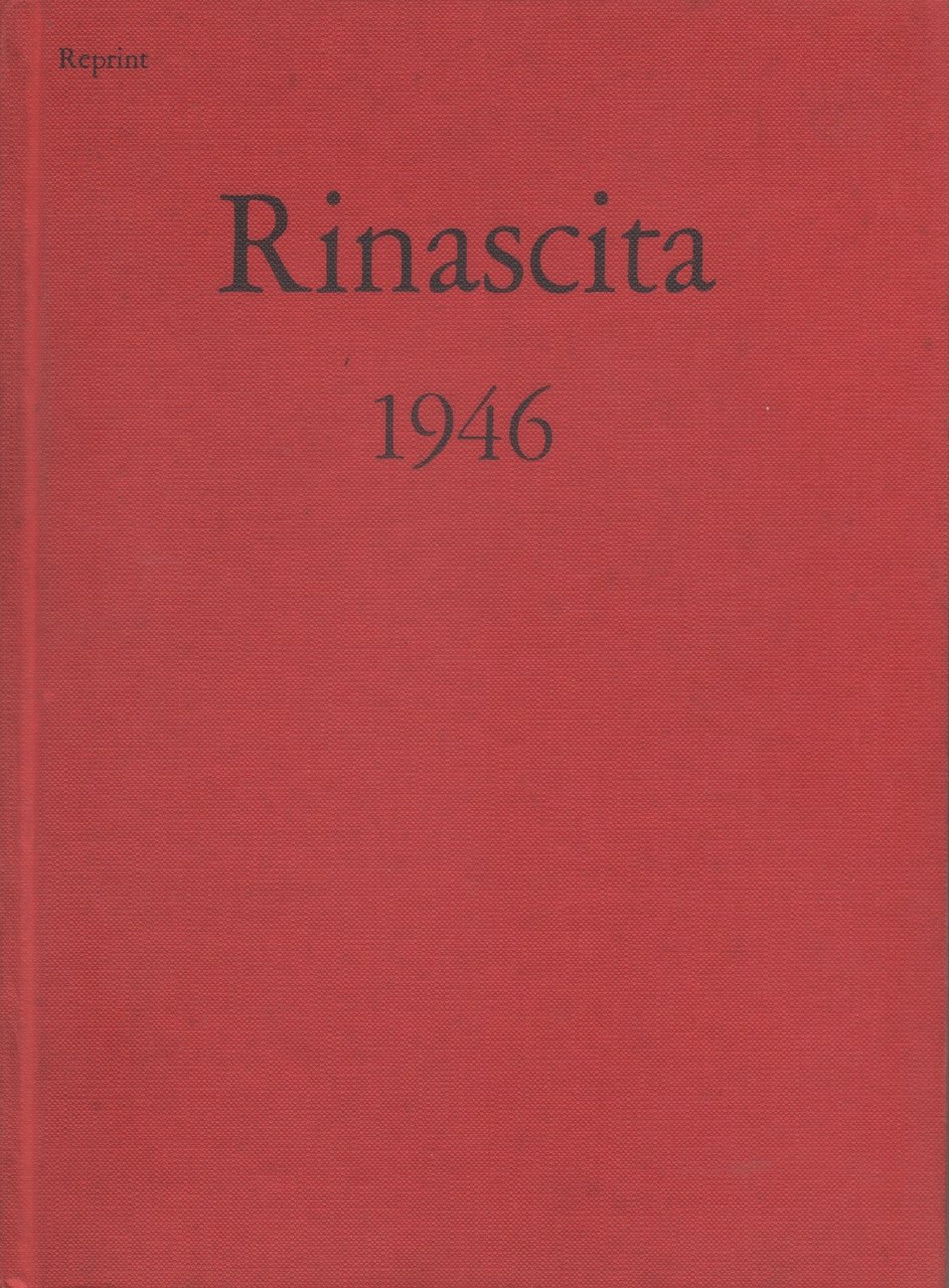 Rinascita 1946. Reprint