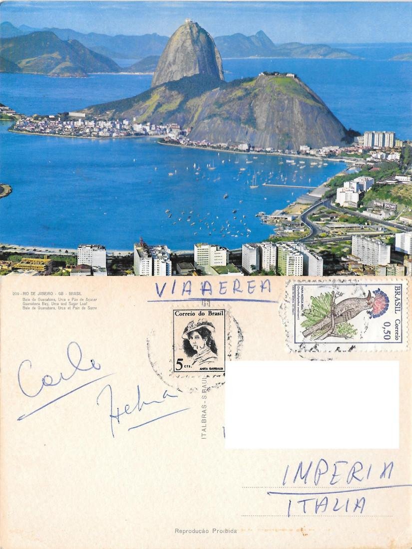 Rio de Janeiro. Baia de Guanabara e Pan di Zucchero. …