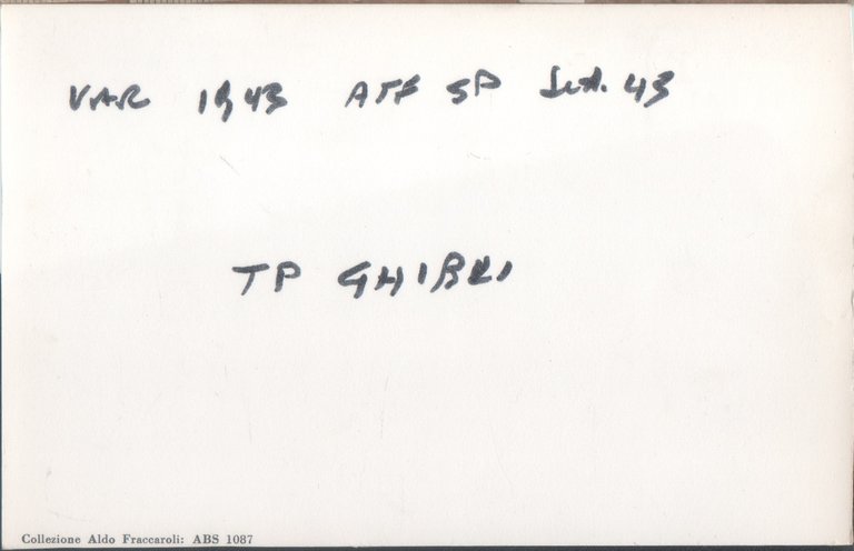 RN Ghibli. Photo (Fraccaroli)