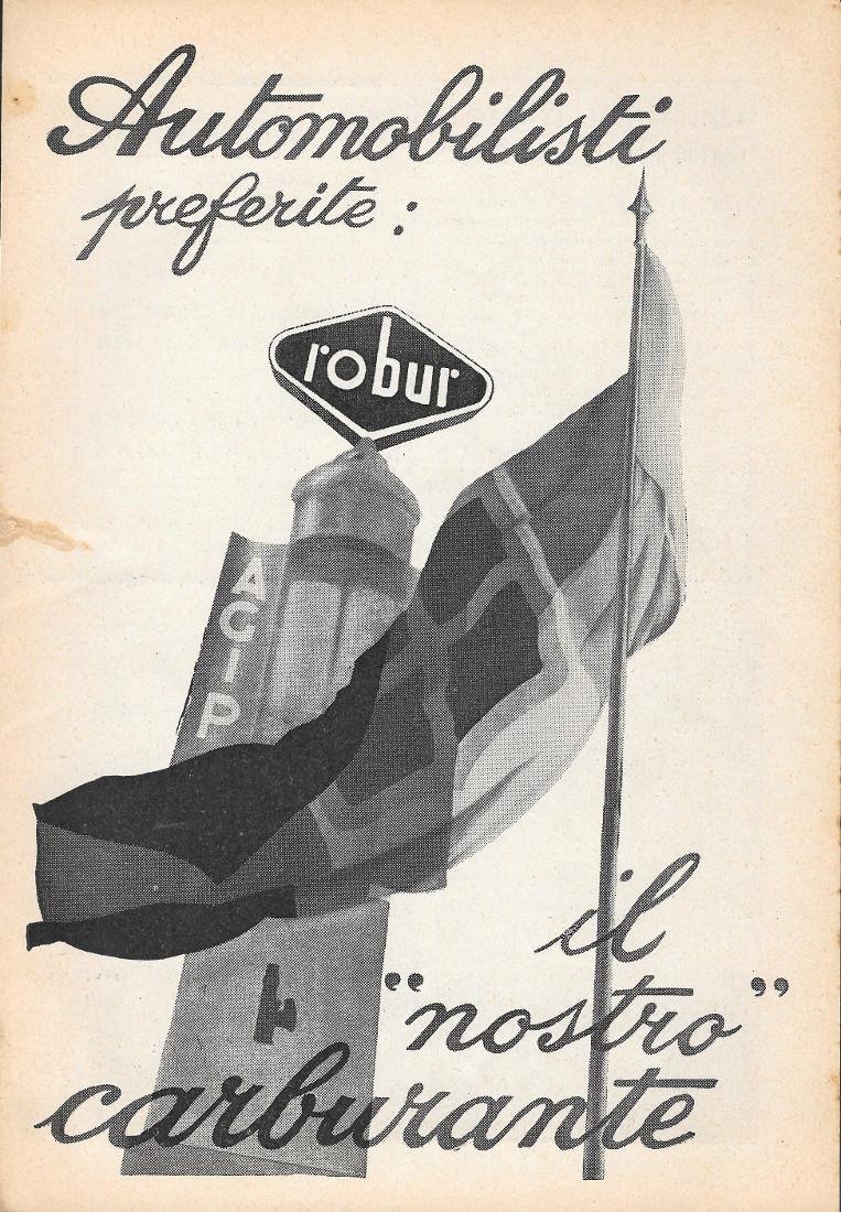 Robur il nostro carburante. Advertising 1936