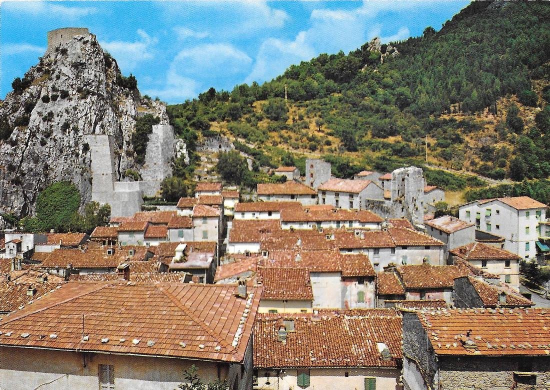 Roccalbegna (GR). Panorama. Non viaggiata