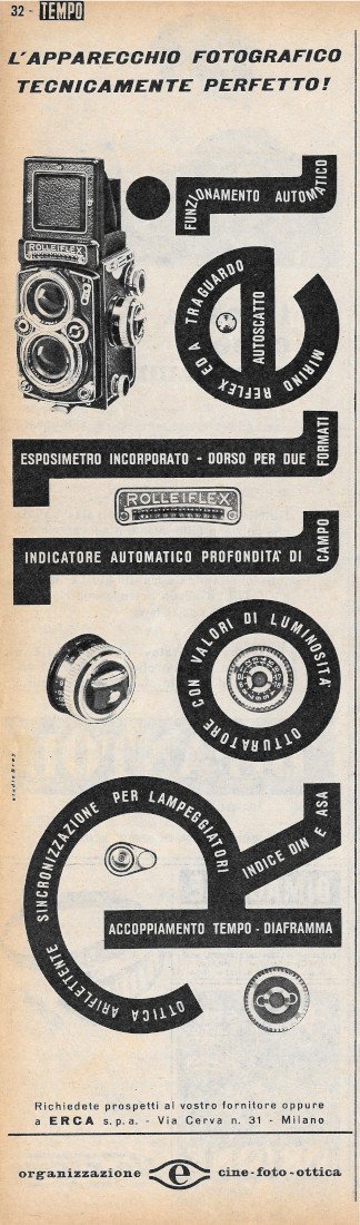 Rollei - Advertising 1956