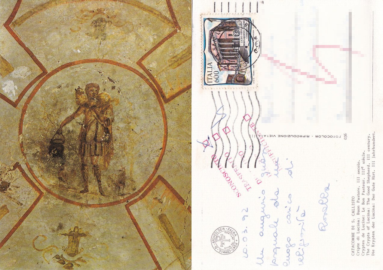 Roma. Catacombe di S. Callisto. Cripta di Lucina: il Nuon …