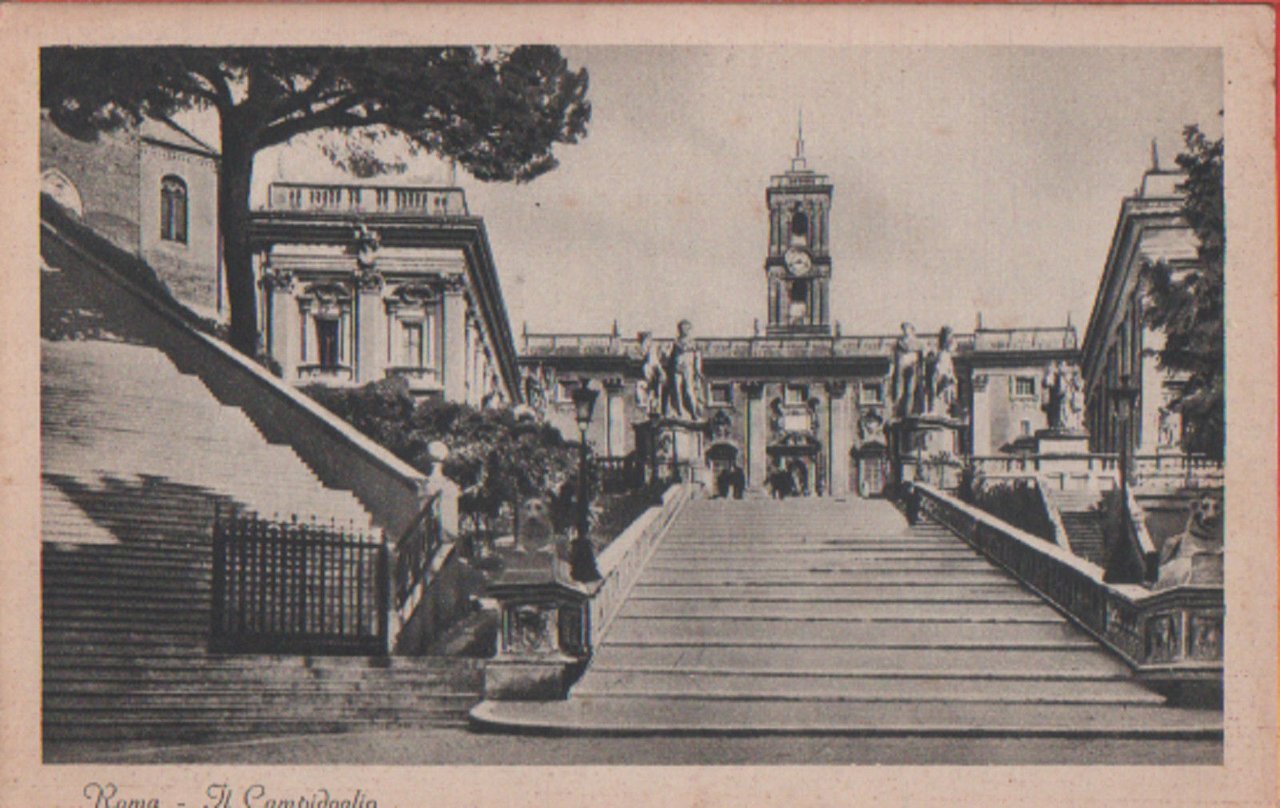 Roma. Il Campidoglio. Non viaggiata. No copia