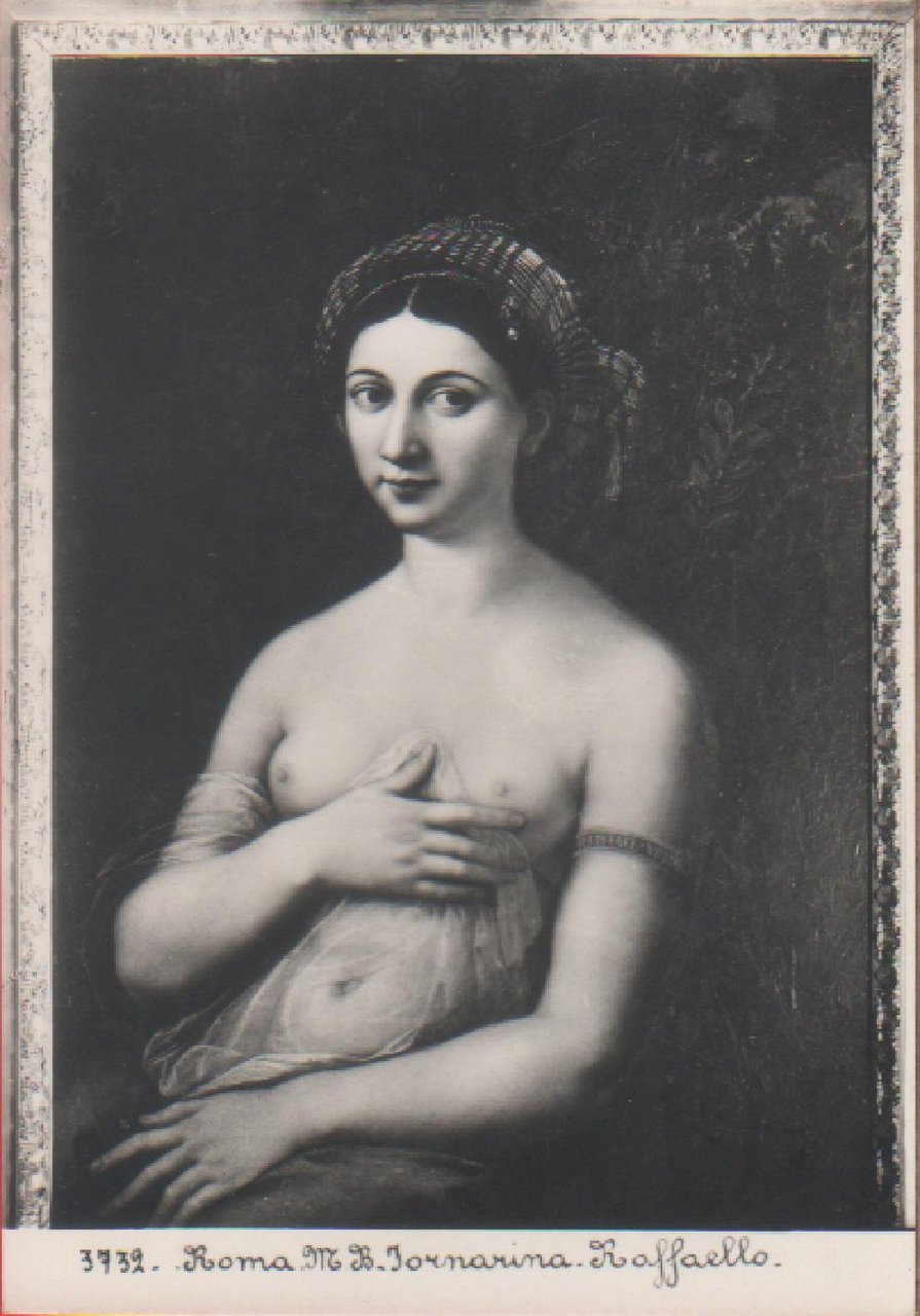 Roma. M. B. Fornarina. Raffaello. Non viaggiata