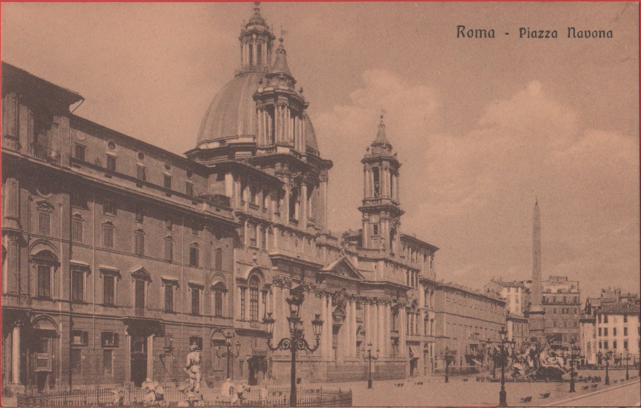 Roma. Piazza Navona. Non viaggiata
