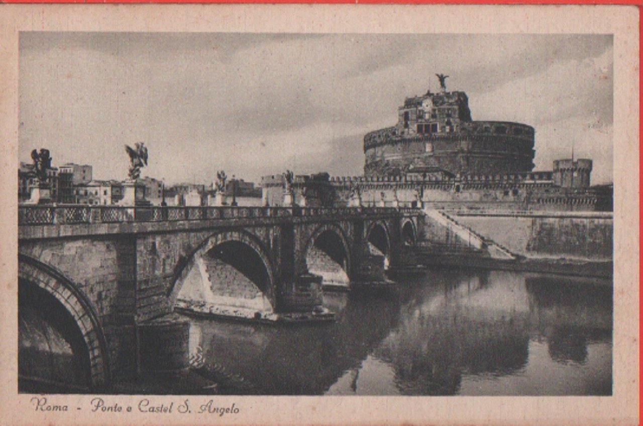 Roma. Ponte e Castel S. Angelo. Non viaggiata. No copia