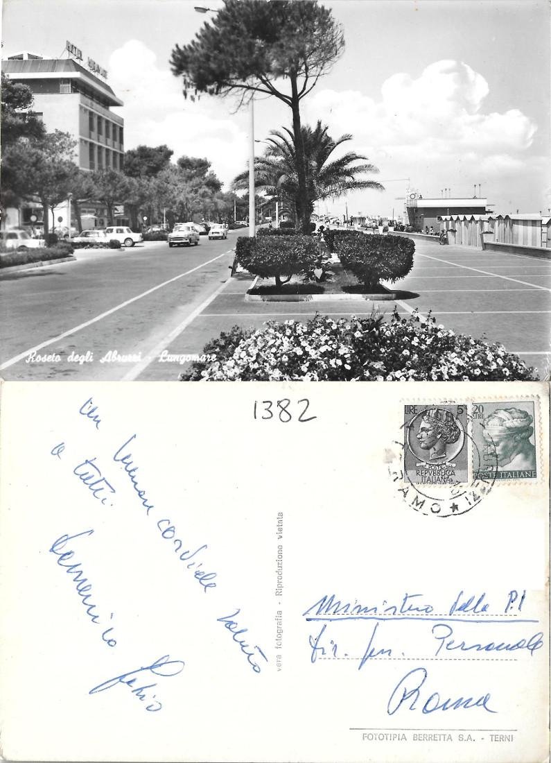 Roseto degli Abruzzi. Lungomare. Viaggiata