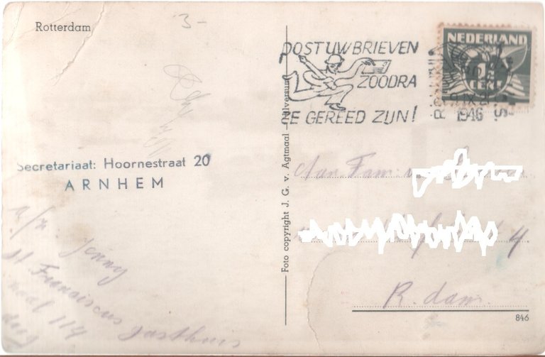 Rotterdam. Viaggiata 1946 | Immagine Gallery 2