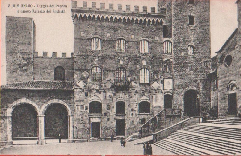 S. Gimignano. Loggia del Popolo. Non viaggiata