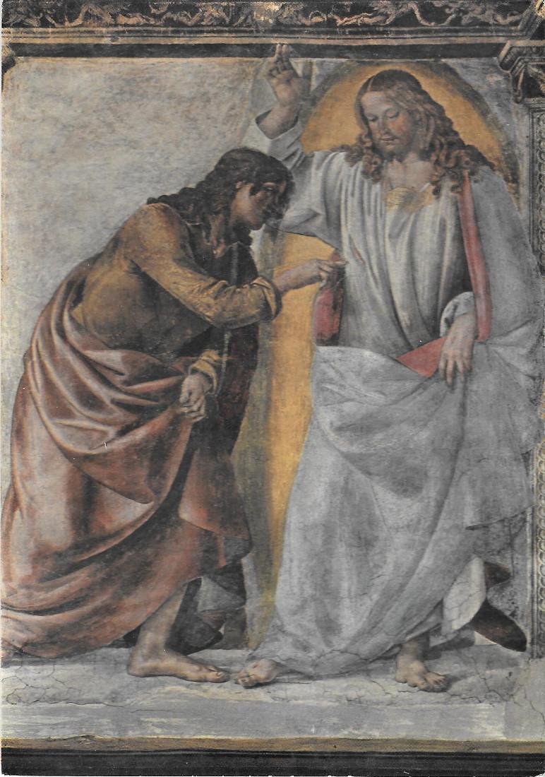 S. Tommaso e Gesù Risorto (L. Signorelli). Loreto, sagrestia di …