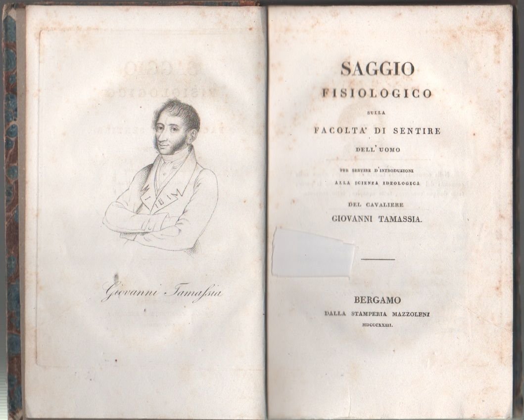 Saggio fisiologico sulla facolta di sentire dell'uomo.... - Giovanni Tamassia