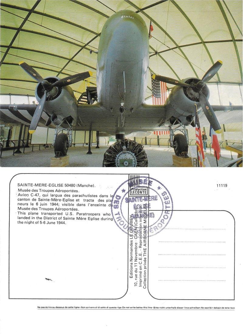 Sainte Mere Eglise. Musée des Troupes Aéroportées. Non viaggiata, timbro …