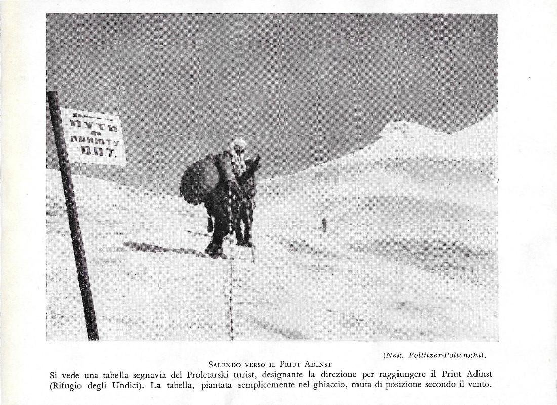 Salendo verso il Priut Adinst. Stampa 1930