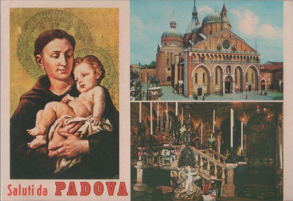 Saluti da Padova. Basilica del Santo. Viaggiata | Immagine principale