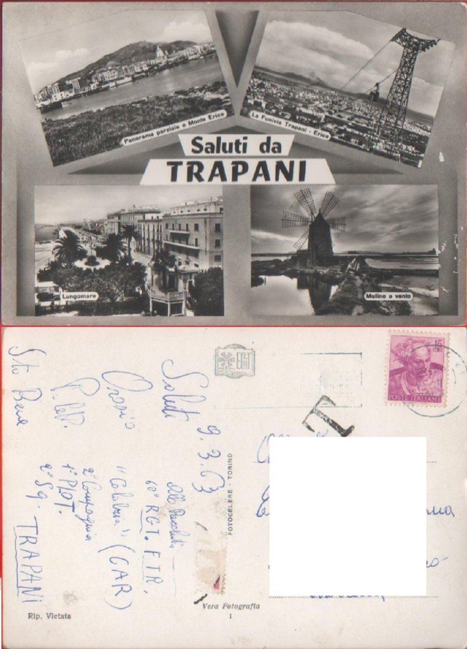 Saluti da Trapani. Viaggiata