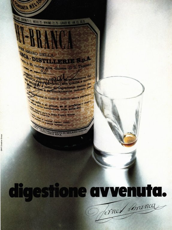 San Lorenzo 13,8. Cantieri San Lorenzo/Fernet Branca. Advertising 1974