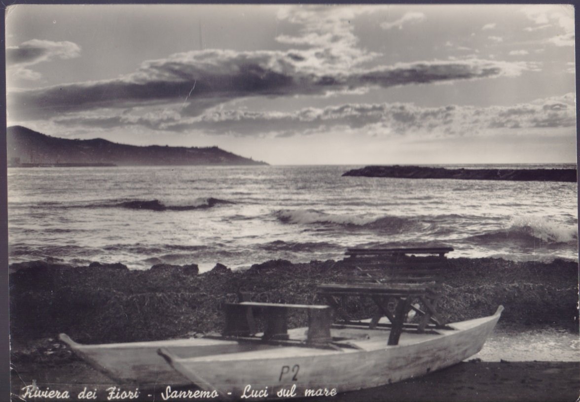 Sanremo. Luci sul mare. Non viaggiata
