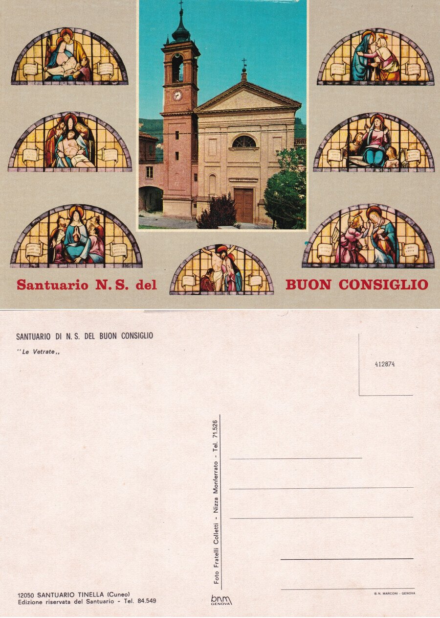 Santuario di NS del Buon Consiglio. Castiglione Tinella (CN). Non …