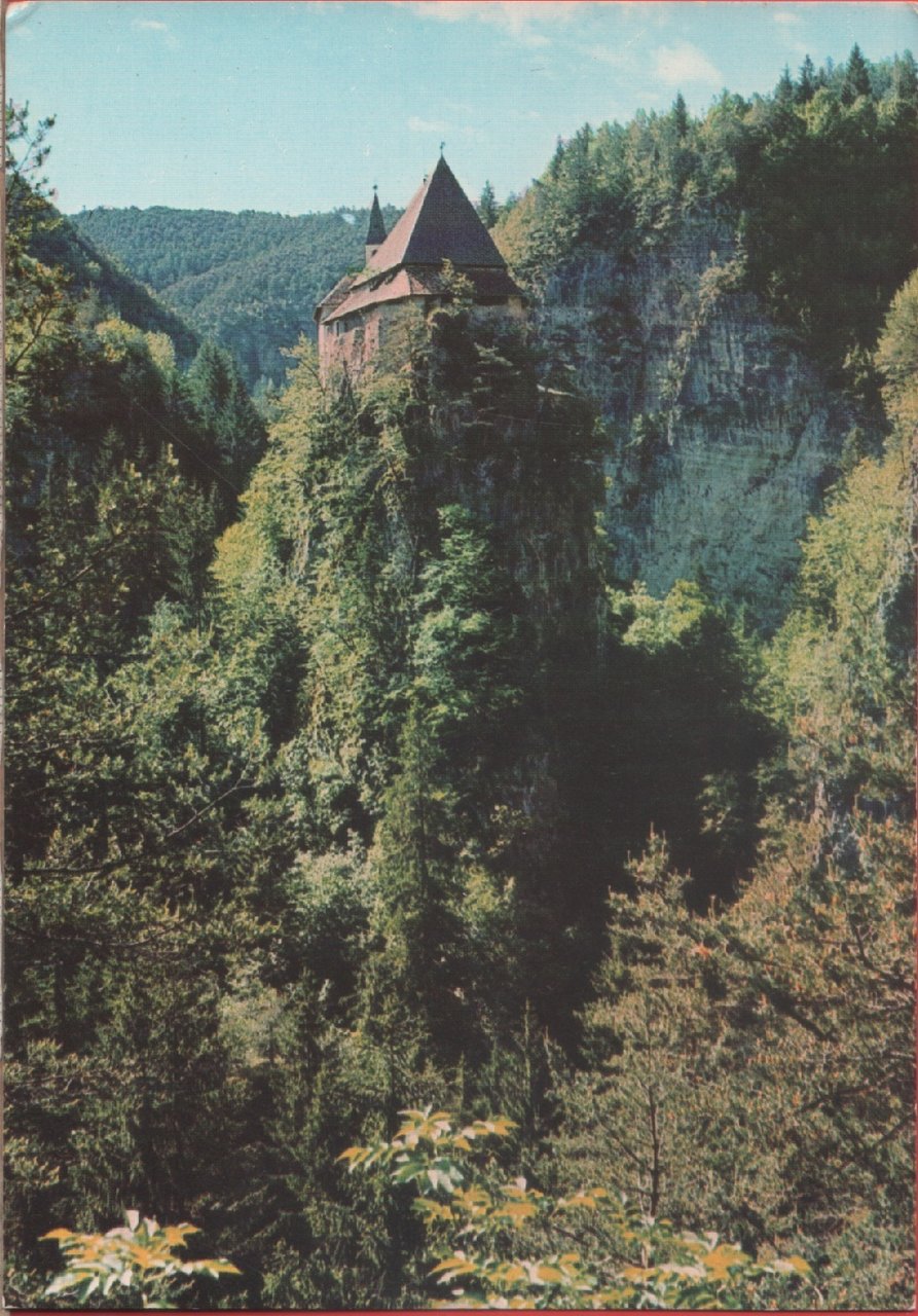 Santuario di San Romedio (TN). Val di Non. Non viaggiata