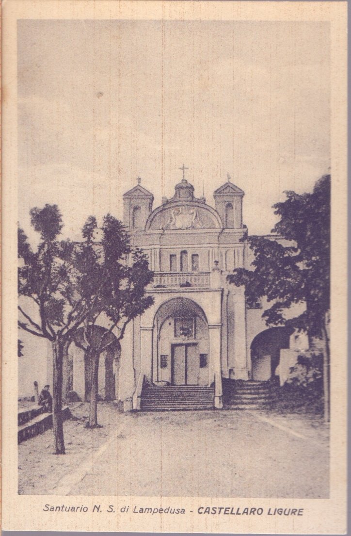 Santuario N.S. di Lampedusa. Castellaro Ligure (IM). non viaggiata