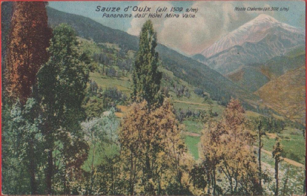 Sauze d'Oulx. Panorama dall'Hotel Mira Valle. Non viaggiata