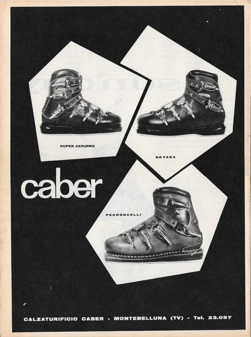 Scarponi Caber / Sun'day pantaloni da sci - Advertising 1968