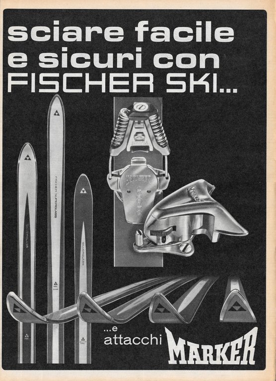 Scarponi Dallmont / Fischer Ski - Advertising 1968