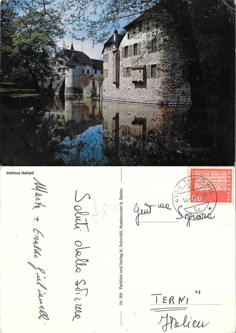 Schloss Hallwi. Viaggiata 1969