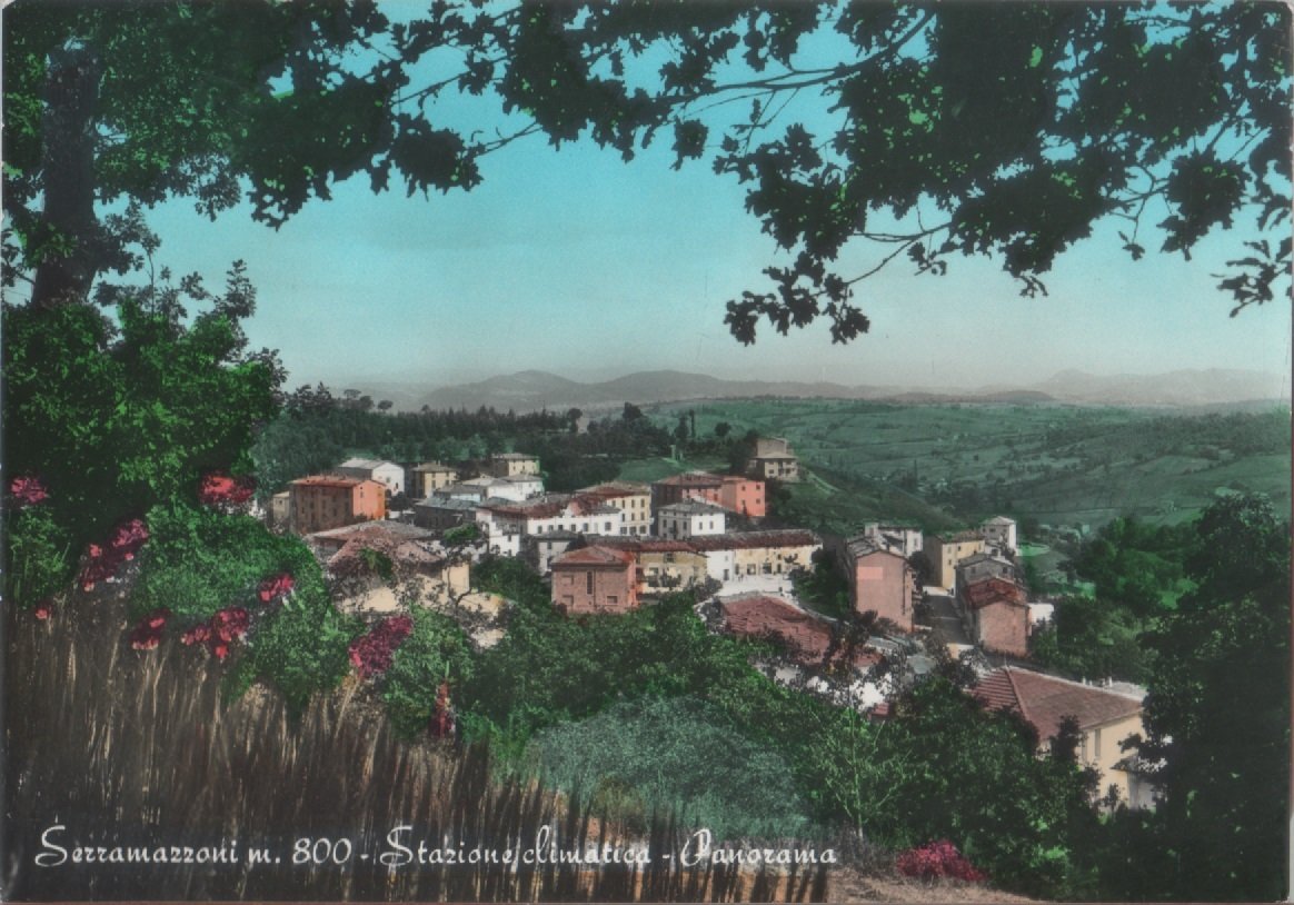 Serramazzoni (MO). Panorama. Viaggiata 1960 | Immagine principale