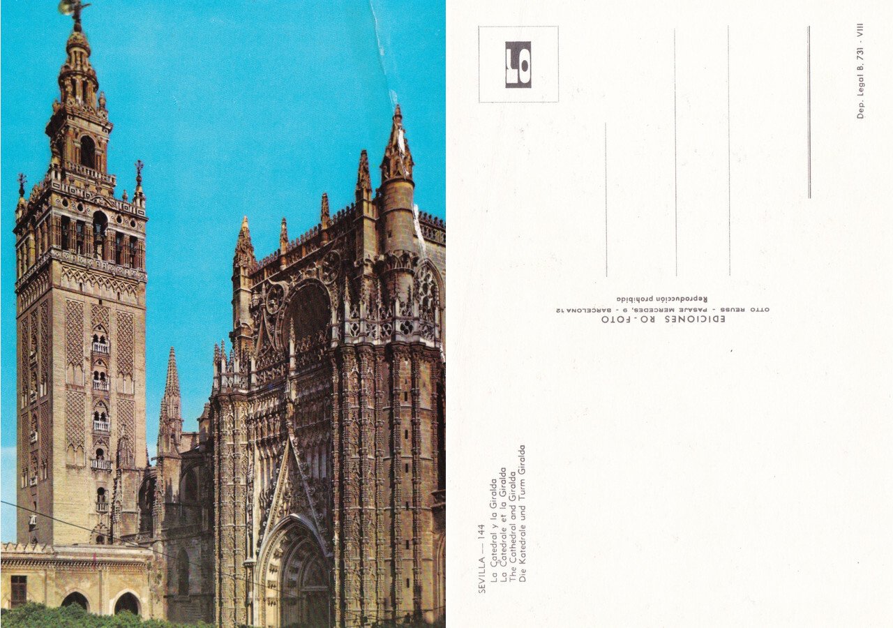 Sevilla. La Catedral y la Giralda. Non viaggiata