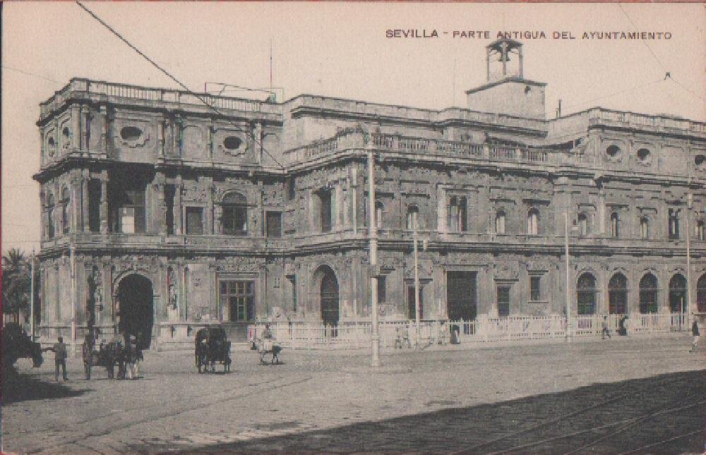 Sevilla. Parte antigua del Ayuntamiento. Non viaggiata