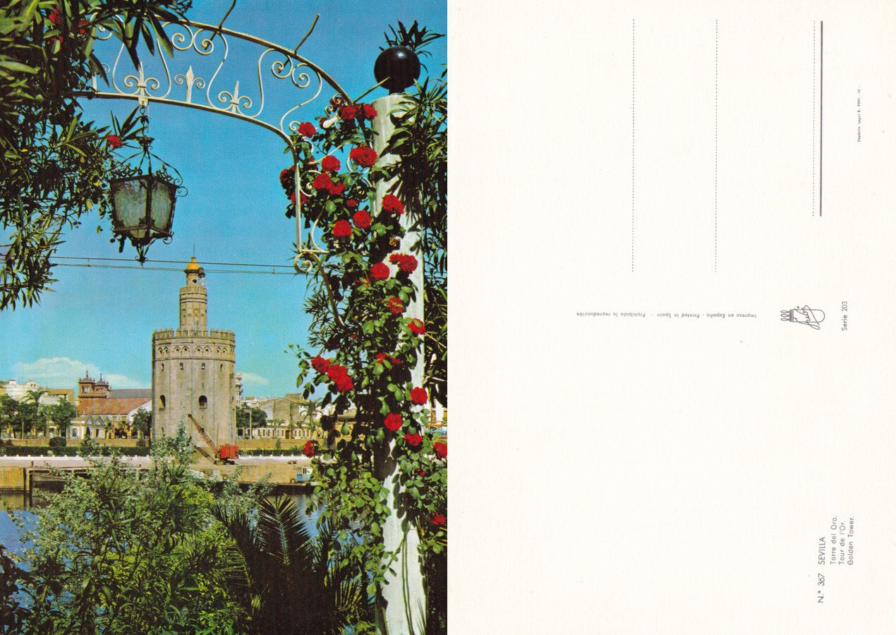Sevilla. Torre del Oro. Non viaggiata