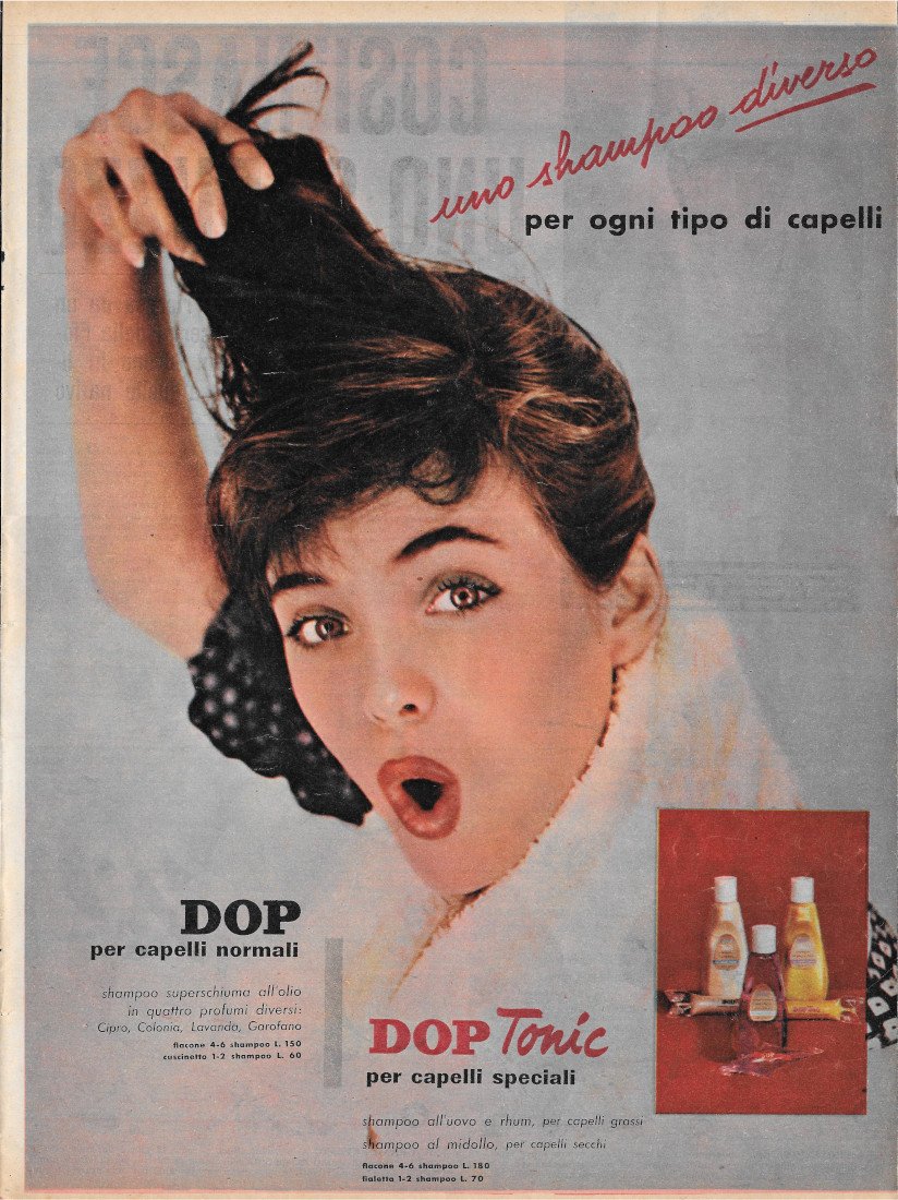 Shampoo DOP - Advertising 1956