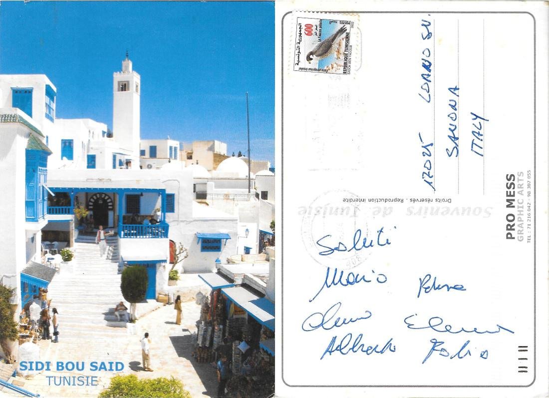 Sidi Bou Said. Tunisie. Viaggiata 2004
