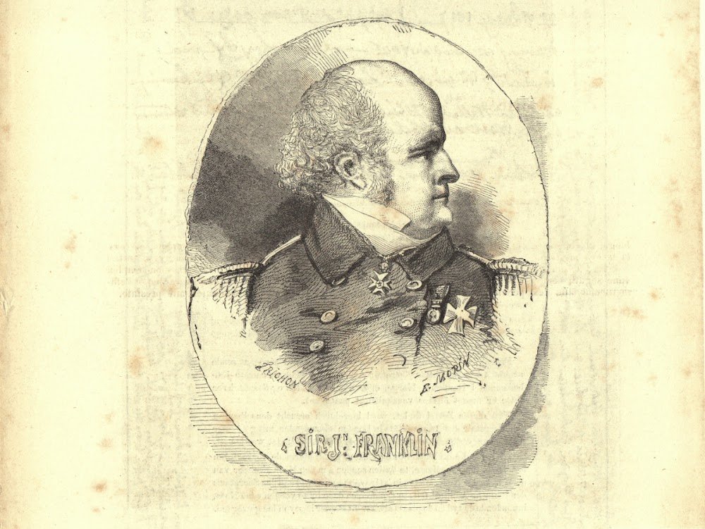 Sir. J.n Franklin. Stampa 1863.