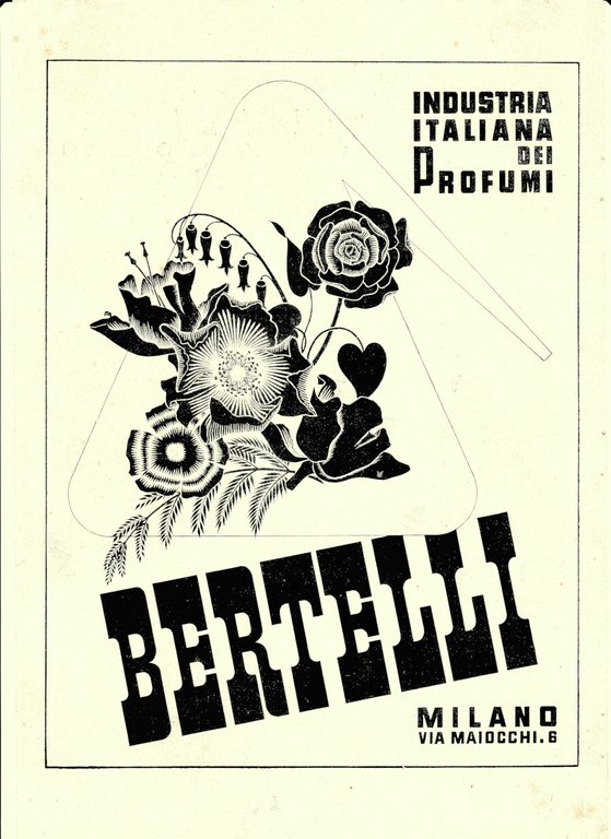 Sirus sa Distillazione ed estrazione / Bertelli industria profumi. Advertising …