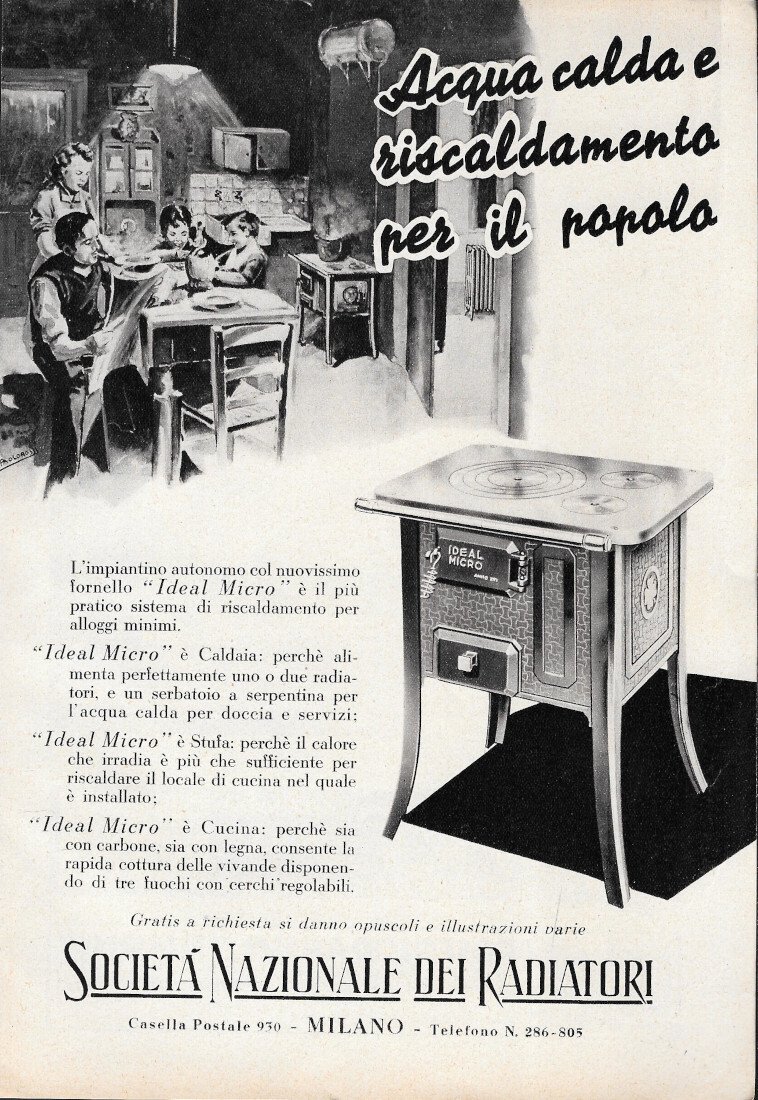 Società Nazionale dei Radiatori. Acqua calda e riscaldamento per il …