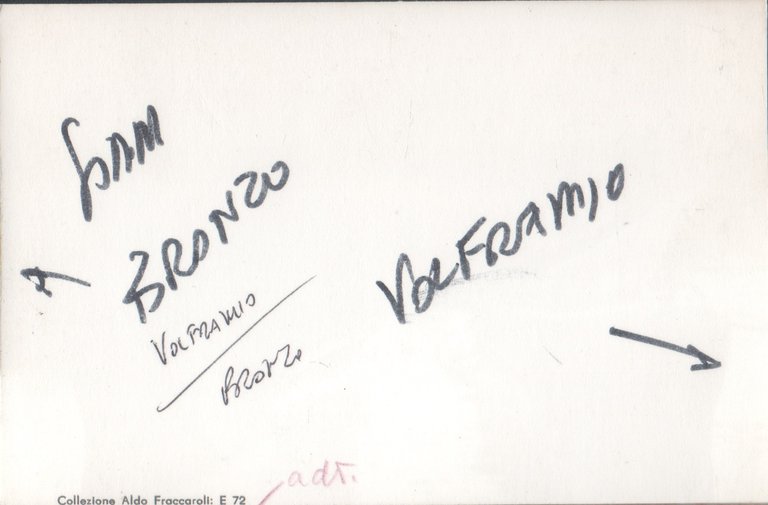 Sottomarini Bronzo &amp; Volframio. Photo (Fraccaroli)