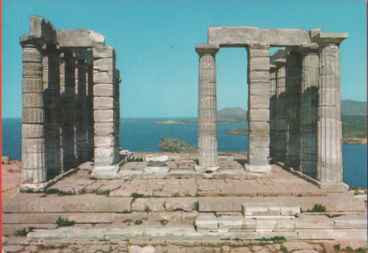 Sounion (GRE). Tempio di Poseidone. Non viaggiata
