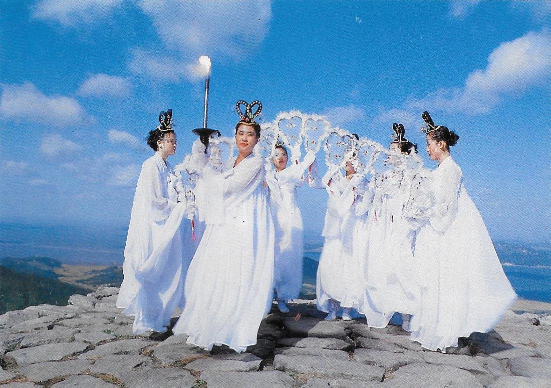 South Korea. Seven Nimphs on Ch'amsung-dan. Non viaggiata