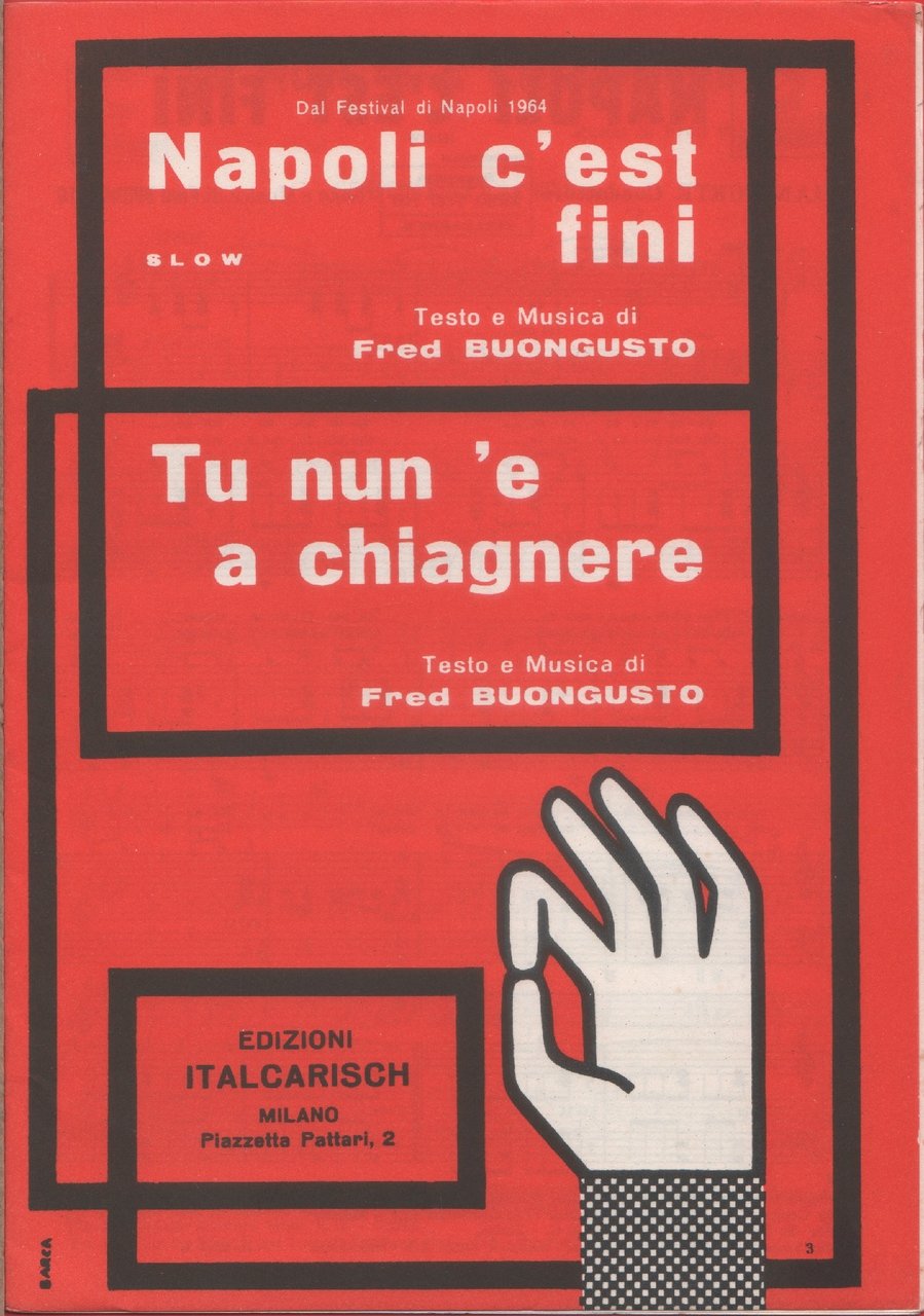 Spartito. Napoli c'est fini; Tu nun 'e a chiangere. Ediz. …