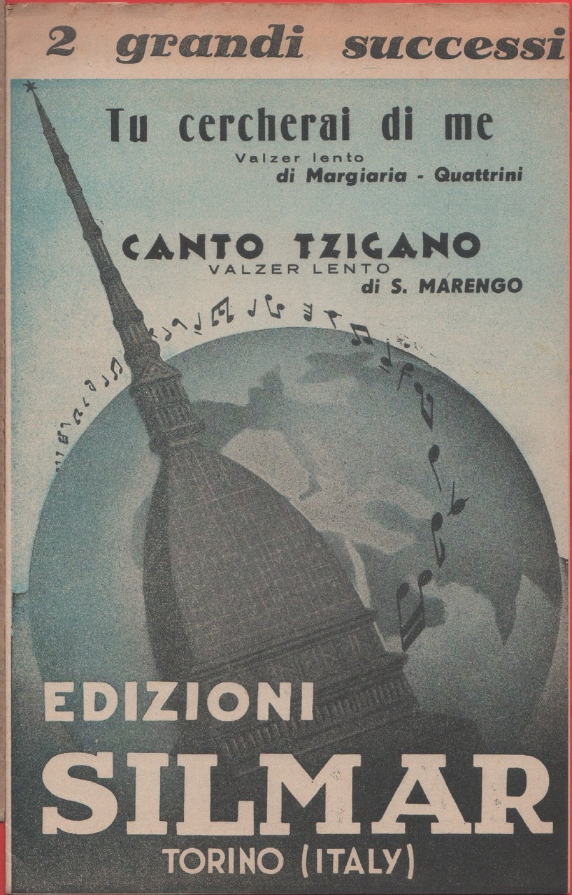 Spartito. Tu cercherai di me; Canto tzigano. Ediz. Silmar