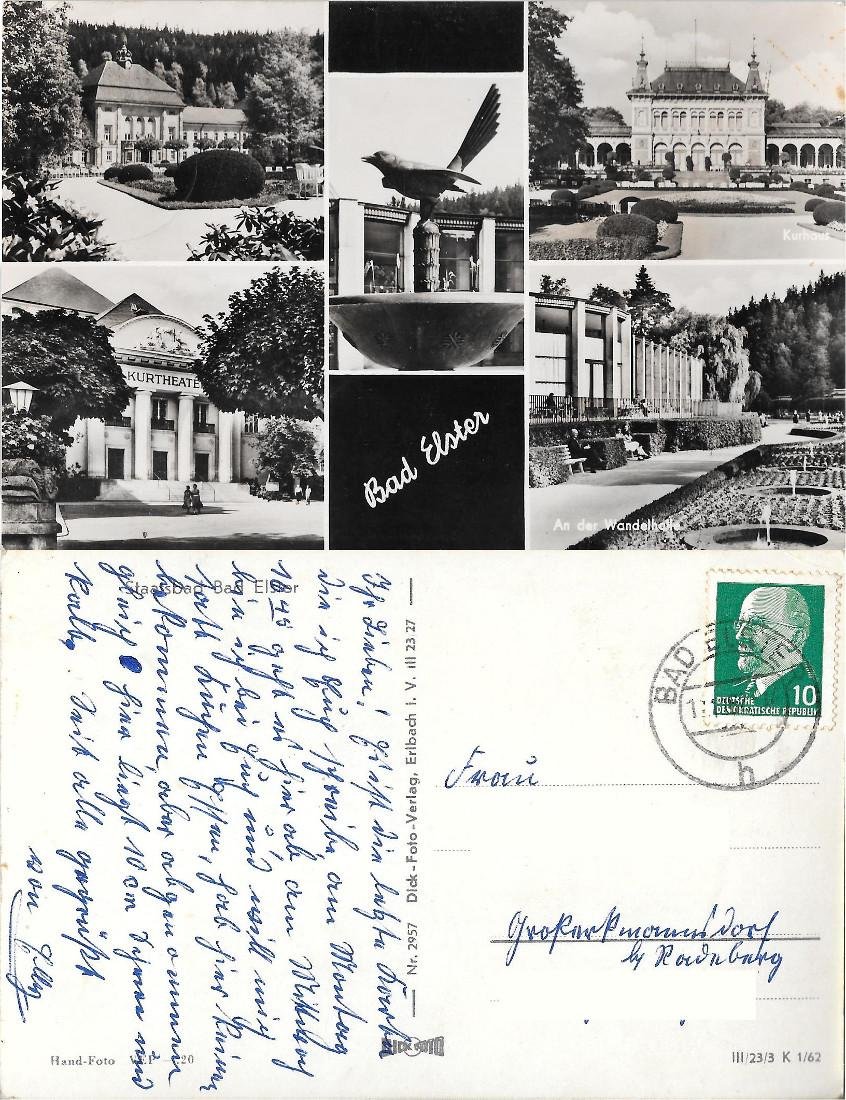 Staatsbad, Bad Elster. Viaggiata