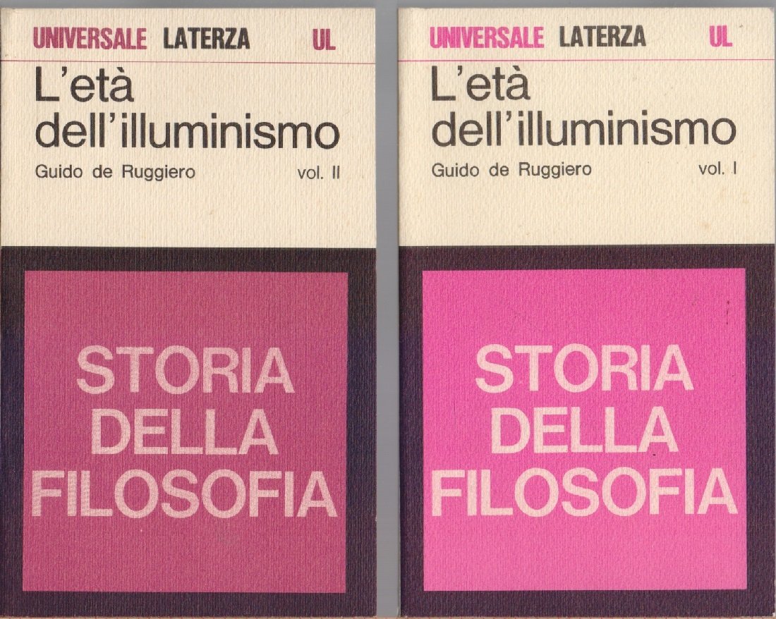 Storia della filosofia. L'età dell'illuminismo 2 Vol - Guido de …