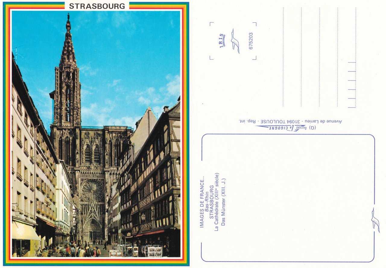 Strasbourg. La Cathedrale. Non viaggiata