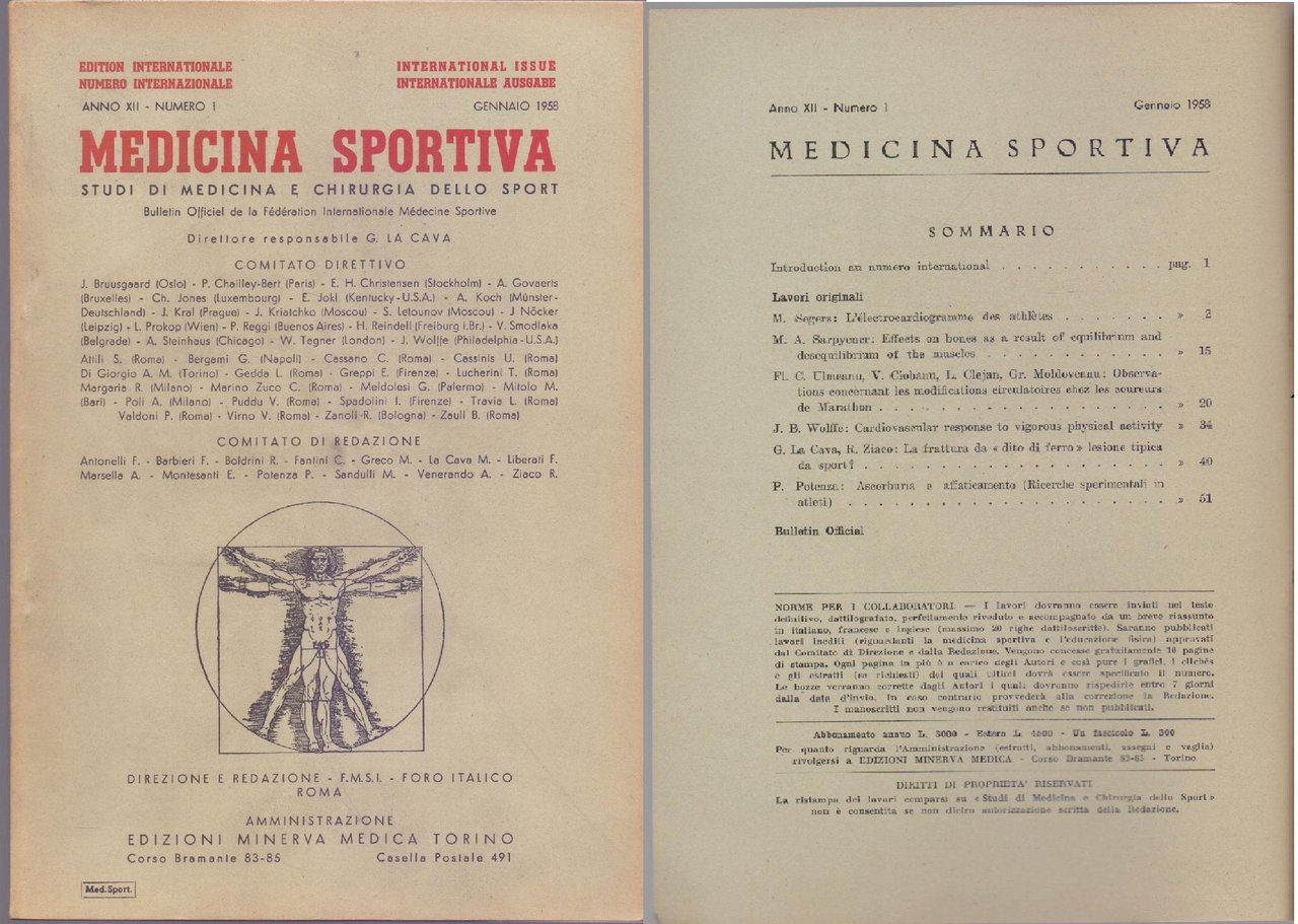 Studi di Medicina e Chirurgia dello Sport Anno XII Numero …