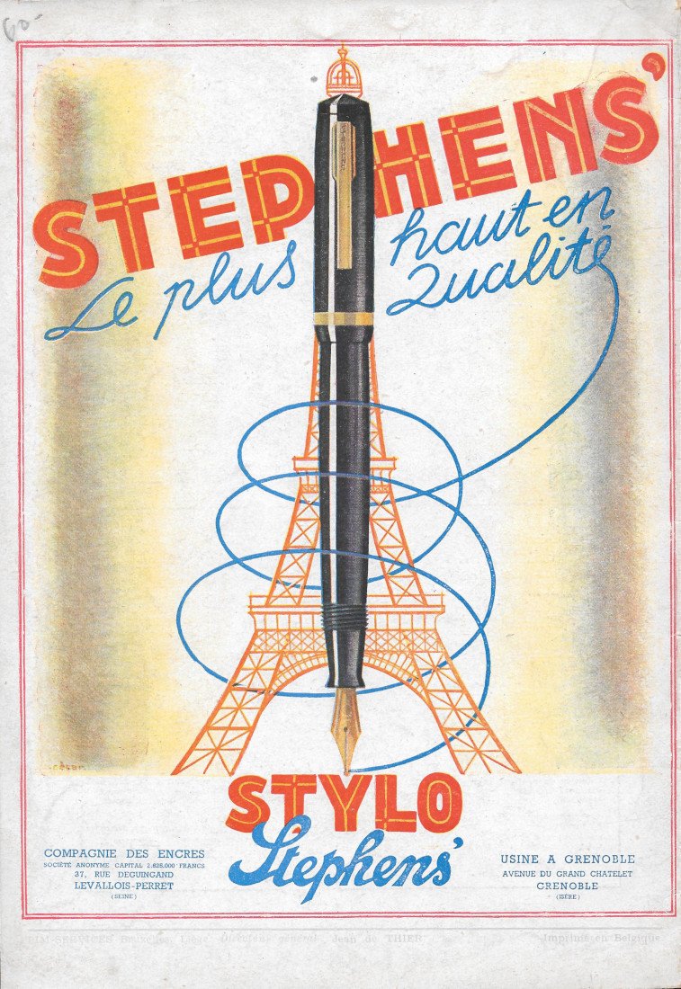 Stylo Stephens' / Centre d'Etudes Techniques &amp; Artistiques Paris - …