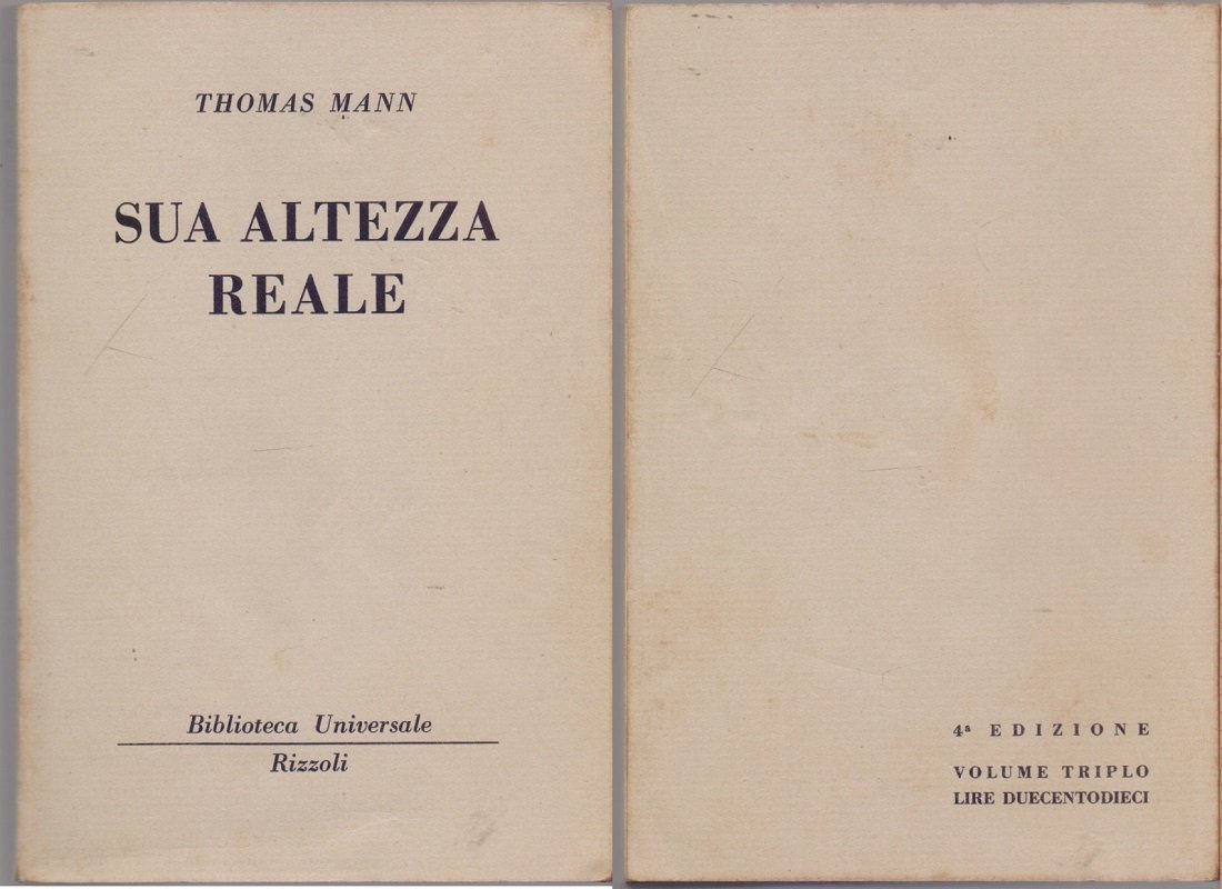 Sua altezza reale ( 588 - 589 B.U.R.) - Thomas …